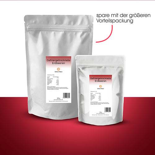 Gefriergetrocknete Erdbeeren
