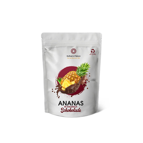 Ananas in Vollmilch Schokolade