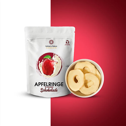 Apfelringe-in-Weisser-Schokolade