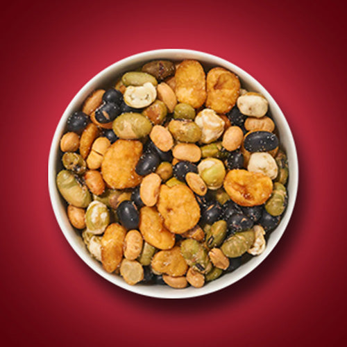 Salted-Beans-Snack-Mix-in-der-Schale