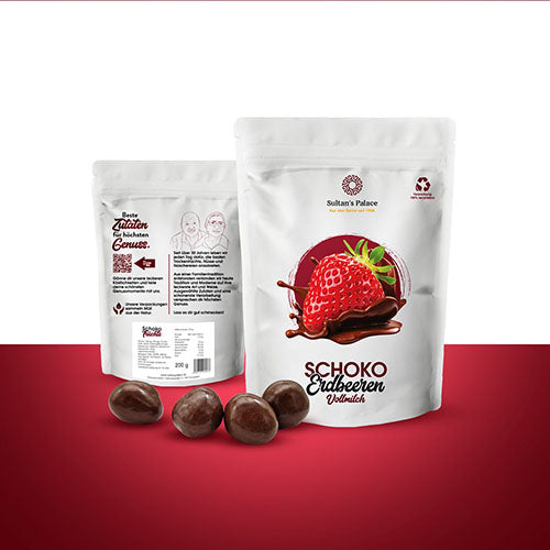 Schoko-Erdbeeren-Vollmilch