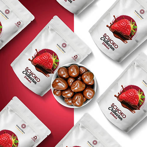 Schoko-Erdbeeren-Vollmilch